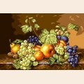 Набор для вышивания нитками GOBLENSET "Натюрморт c фруктами"